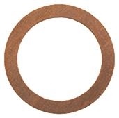 1186620 COPPER FLAT GASKET ø 22x17x1.5 mm фото 1