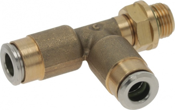 257048 T-FITTING ø 1/8"M-6 mm фото 1