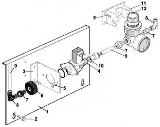 LUCE SPAQA WATER INLET