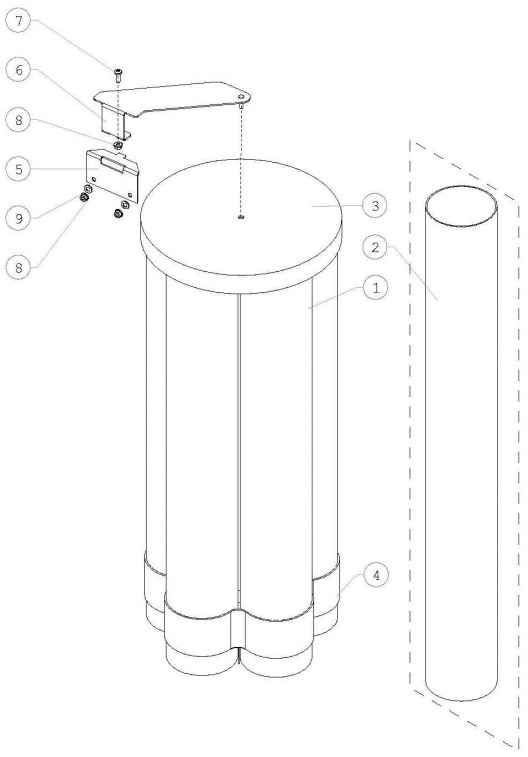 40.КОМПЛЕКТ СТАКАННОГО БЛОКА