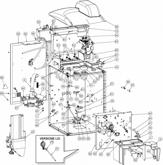 3)Корпус, миксерная панель