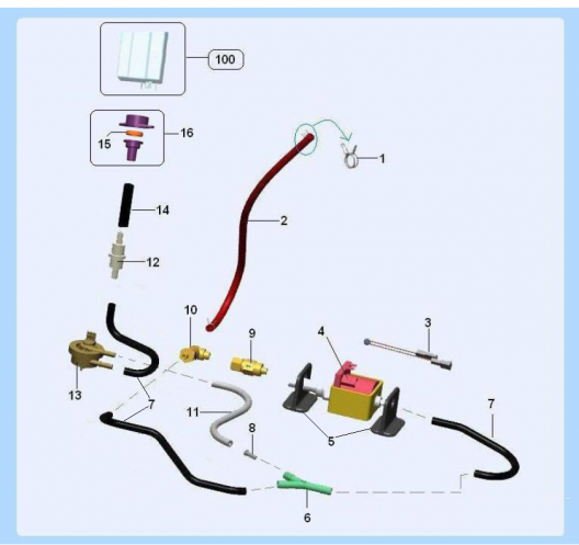 27-Помпа, счётчик