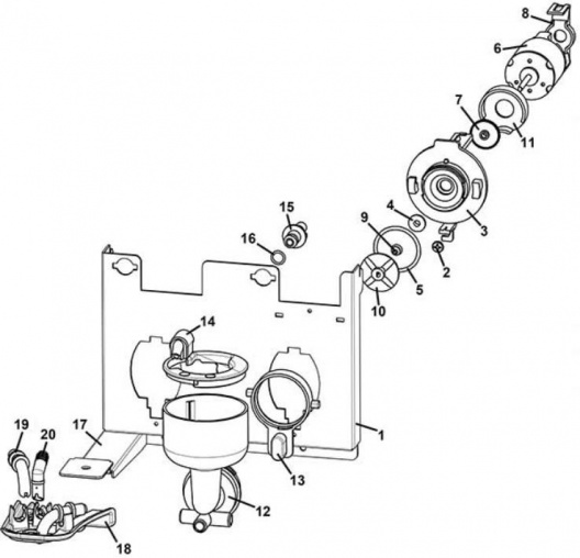 2 MIXERS SUPPORT ASSEMBLY