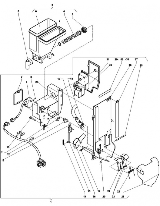 14.Устройство выдачи сахара