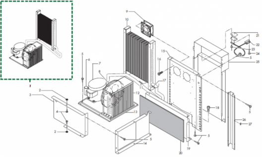 20)Холодильник