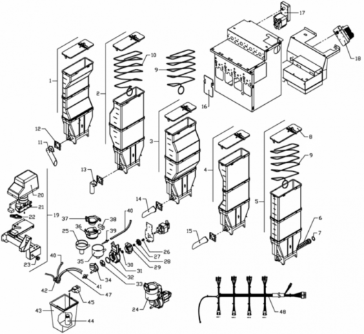 Канистра-мотор-редуктор-миксер