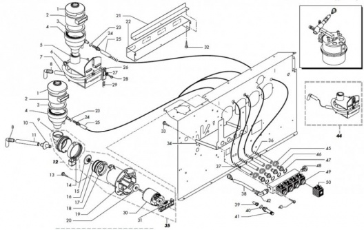 11)Миксеры, клапанная группа