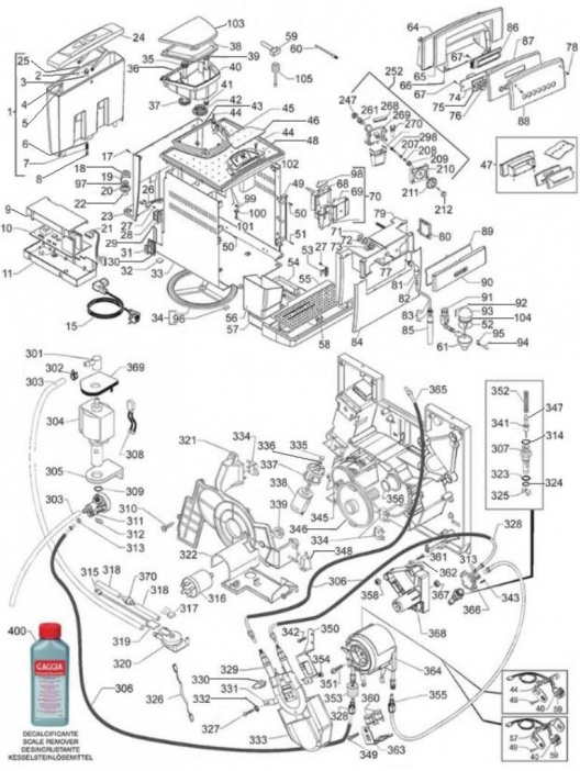 Корпус,гидравлика