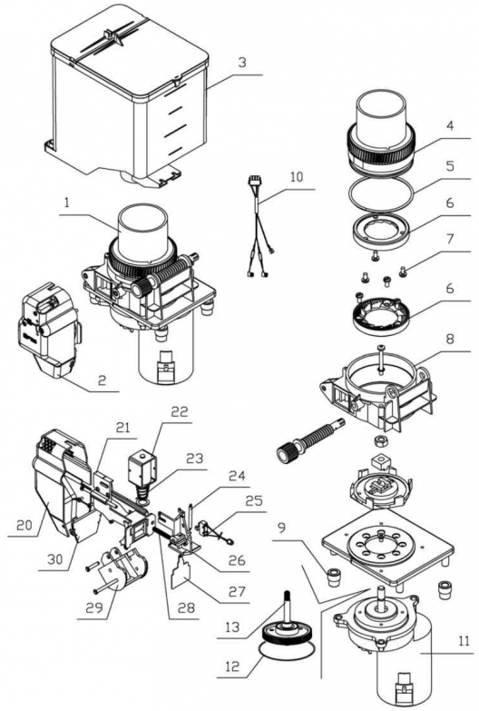 Кофемолка, дозатор(нового образца)