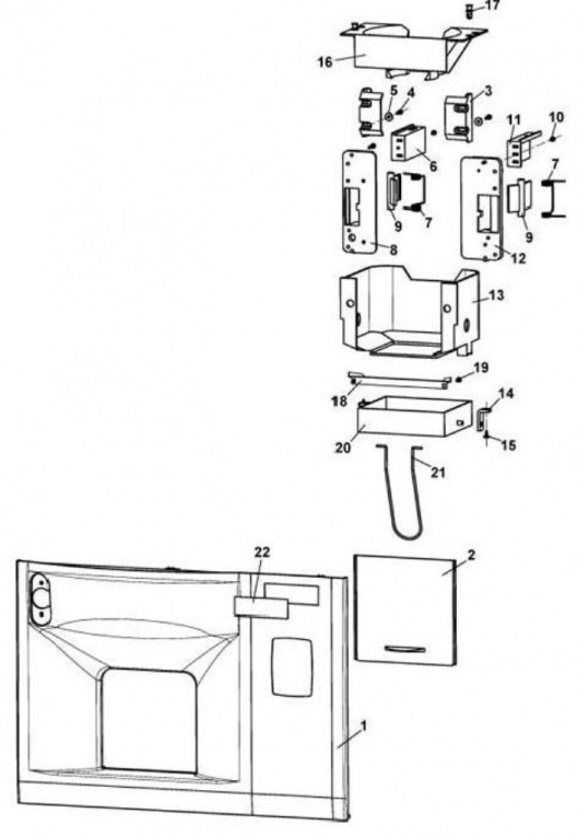 1 TURRET CUPS STATION
