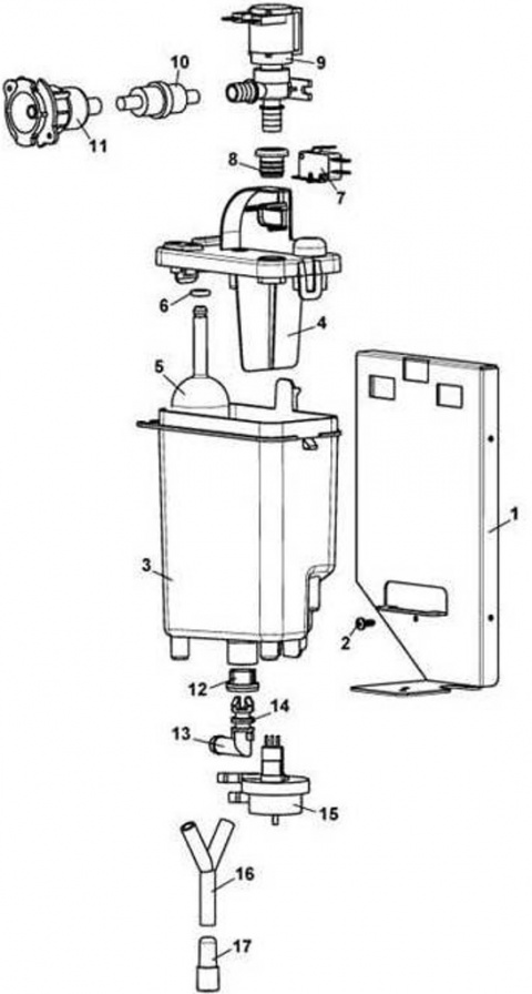 WATER INLET PANEL A.A. SUPPORT