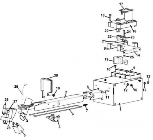 "E" DISTRIBUTION PIPES MOVEMENT (1 TURRET)