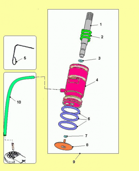 7-Верхний поршень кофеблока