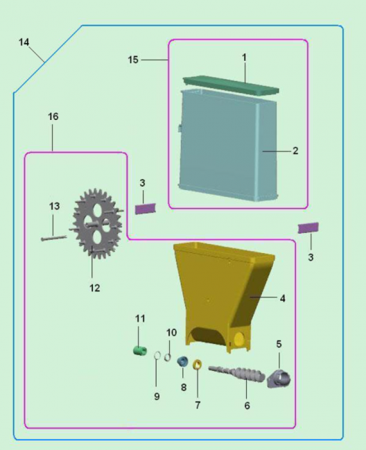 25-Контейнер порошков