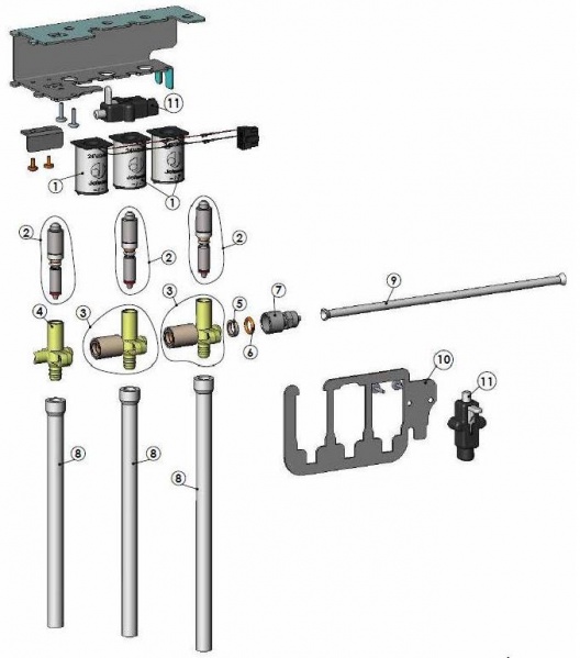 Клапаны миксеров