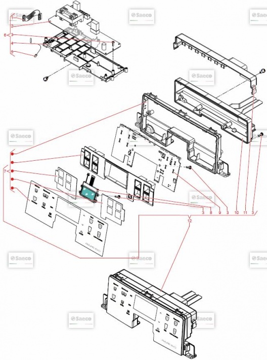 Панель выбора, дисплей, плата управления