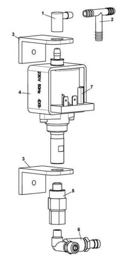 VIBRATION PUMP M.S. (FROM SERIAL NUMBER 01070001)