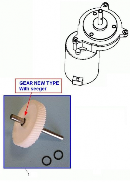 15-Шестерня редуктора кофемолки