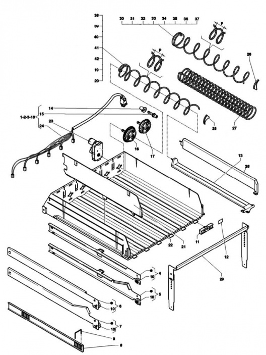 13.Лоток, спирали