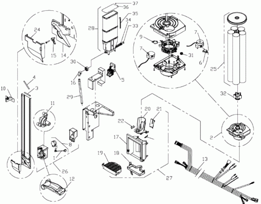 Устройство выдачи стаканов, сахара