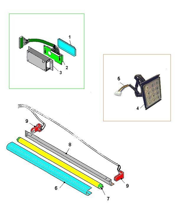 45-Дисплей, клавиатура, подсветка