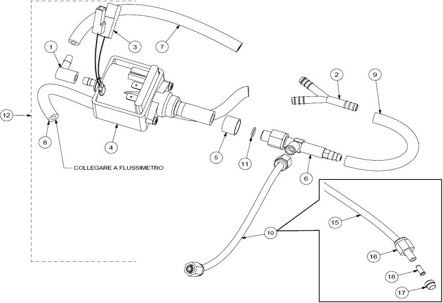 16)Помпа эспрессо