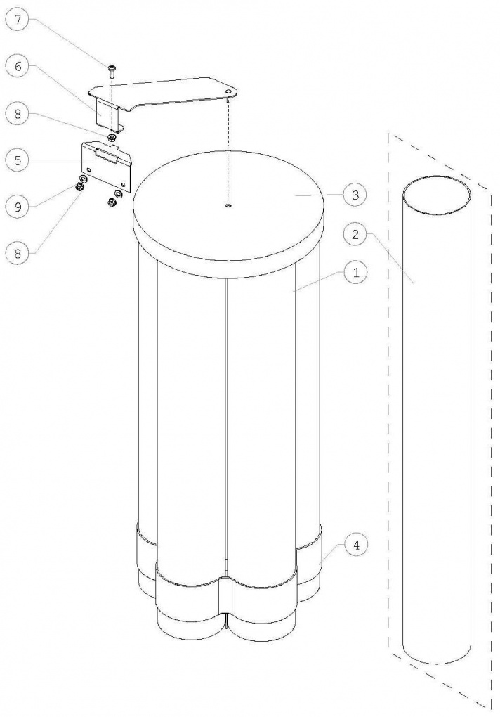 40.КОМПЛЕКТ СТАКАННОГО БЛОКА