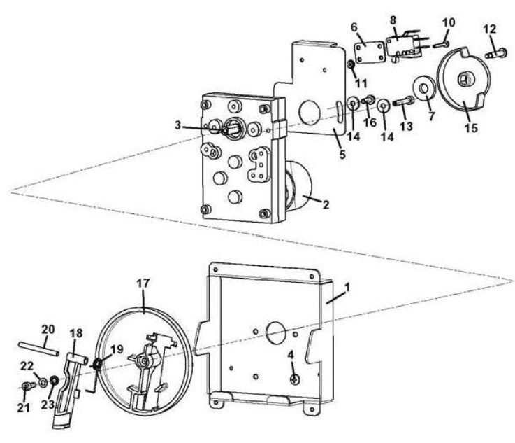 MICRO COFFEE GROUP MOTOR SUPPORT