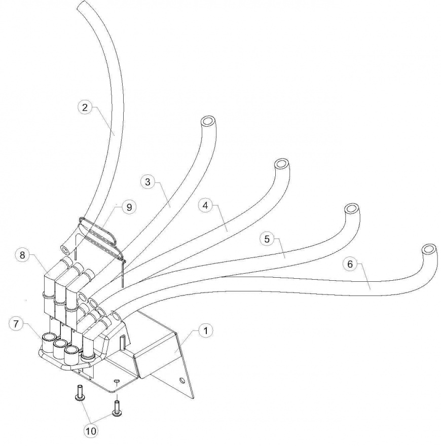 43.КОМПЛЕКТ ДЕРЖАТЕЛЯ ТРУБОК