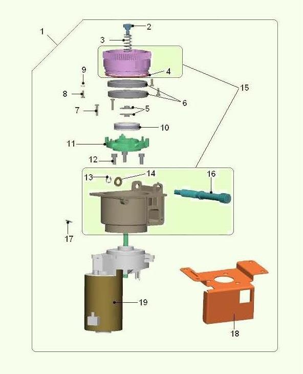23 Мотор кофемолки