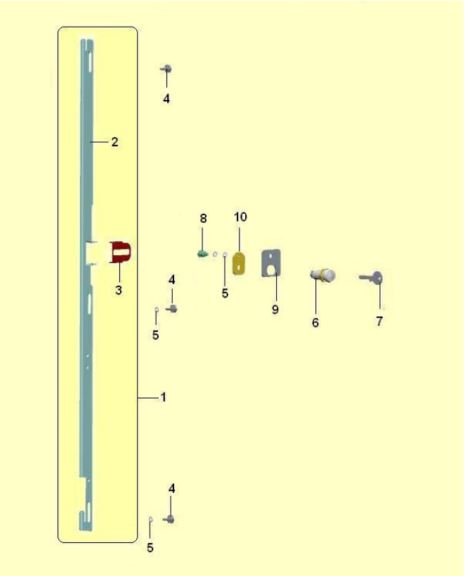1-Замок, запор