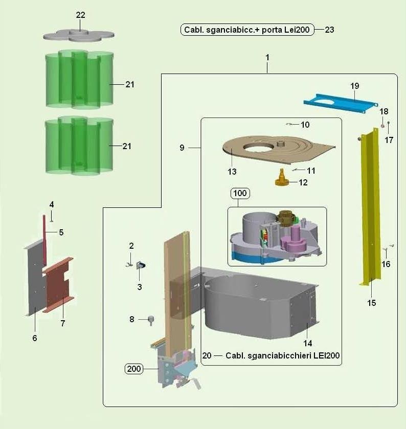 29 Узел выдачи стак. и разм. 