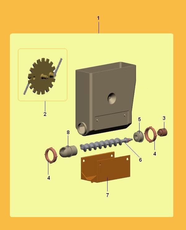 48-COMPONENTI SCATOLA ORZO/CAFFE (908)