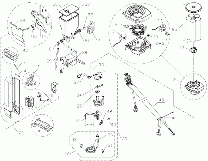 Устройство выдачи стаканов, сахара