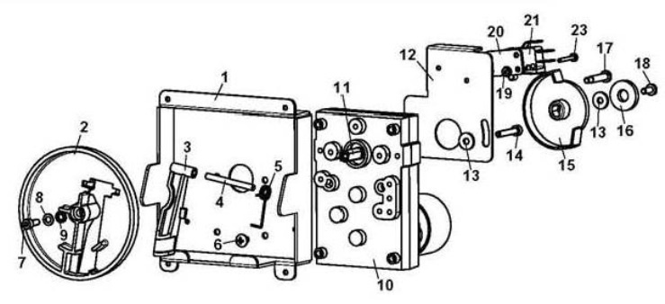 MICRO COFFEE GROUP MOTOR SUPPORT