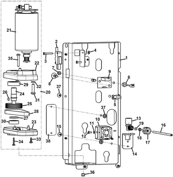 PRO BREWER SUPPORT+MOTOR