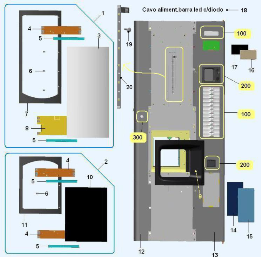 33-Наружнные части корпуса двери