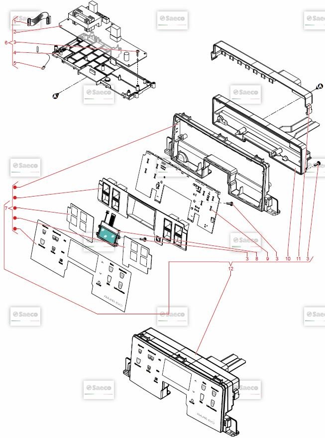 Панель выбора, дисплей, плата управления