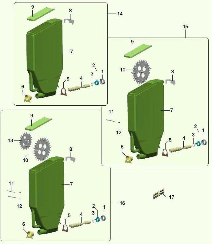 43 Контейнеры порошков