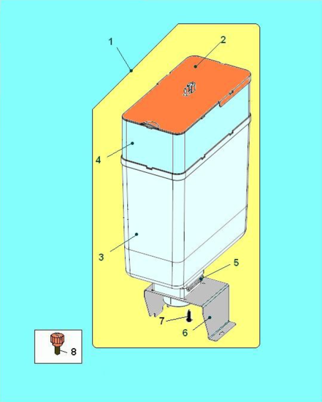 5-Кентейнер кофе увеличенный