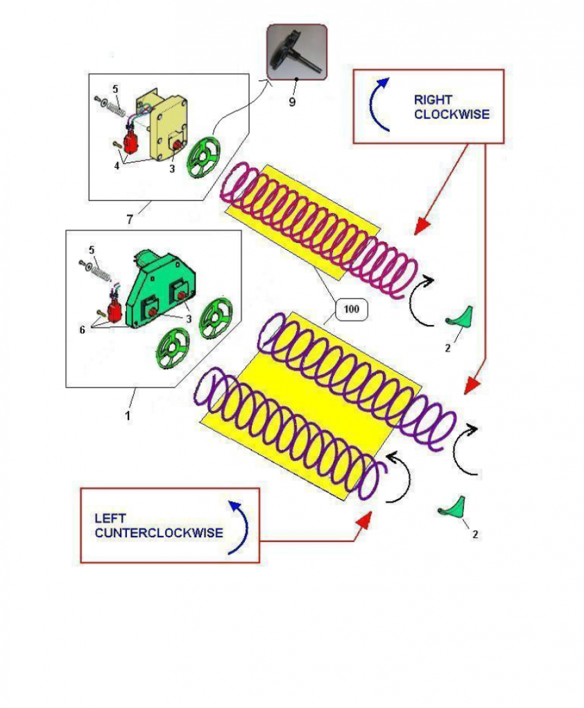 12-Спирали, мотор-редукторы