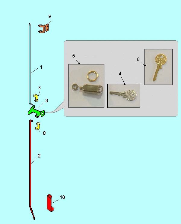 55-Дверной запор